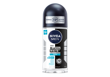 Dezodorants rullītis NIVEA B&White Fresh vīriešiem 50ml