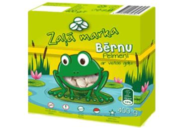 Pelmeņi ZAĻĀ MARKA bērnu ar vistas gaļu 400g