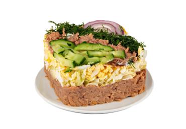 Kārtainie tunzivs salāti MEISTARA MARKA 450g - 2