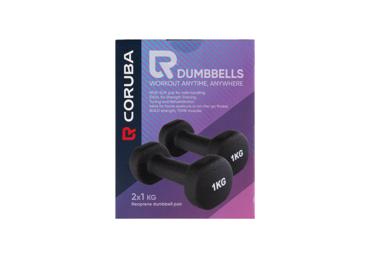 Hanteles CORUBA 2x1kg - 1