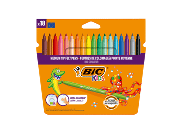 Flomāsteri BIC Kids 18gab.