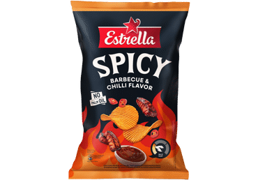 Kartupeļu čipsi ESTRELLA asais BBQ 115g