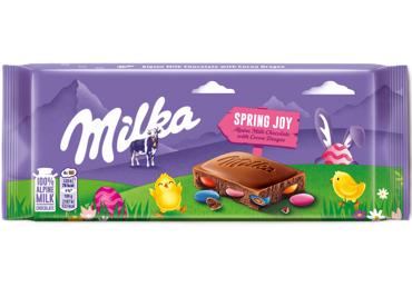 Piena šokolāde ar kakao gabaliņiem MILKA 90g