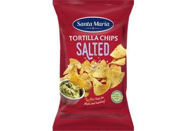 Čipsi tortiļu SANTA MARIA ar sāli 185g