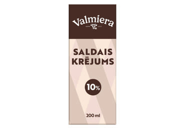 Saldais krējums VALMIERA 10% UHT 200g