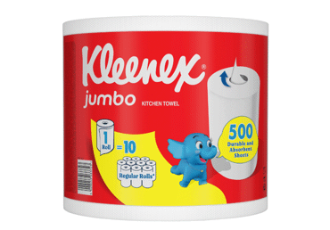 Papīra dvieļi KLEENEX Jumbo 2slāņi  500lap.