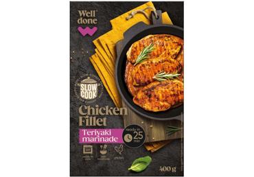 Lēni vārīta cāļa fileja terijaki marinādē WELL DONE 400g