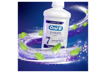 Mutes skalojamais līdzeklis  ORAL-B 3D White Luxe Perfection, 500 ml
 - 2