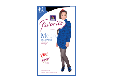 Meiteņu zeķu bikses FAVORITE microfibra 40 den 9-10 - 2