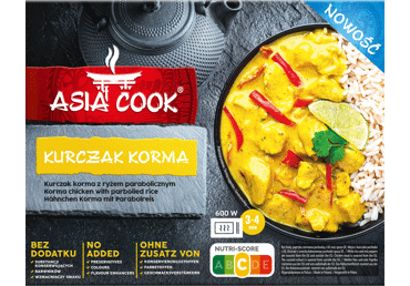 Vista Korma ar rīsiem ASIA COOK 400g