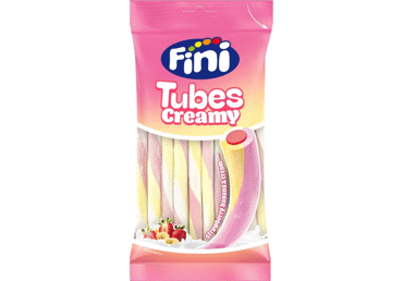 Želejas konfektes zemeņu banānu Tubes FINI 125g