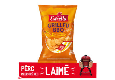 Čipsi ESTRELLA ar barbekjū garšu 200g - 1