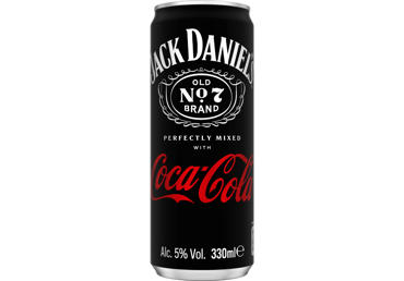 Alkoholisks kokteilis JACK DANIEL'S&Cola 5% 0,33L sk.D