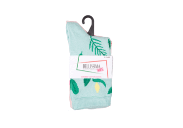 Bērnu zeķes BELLISSIMA B500 2 pāri 35-38