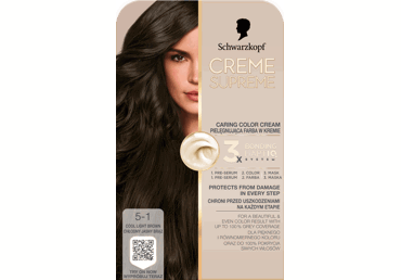 Matu krāsa SCHWARZKOPF CREME SUPREME 5-1