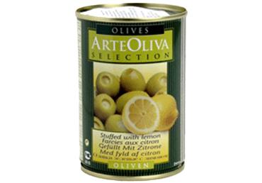 Zaļās olīvas ar citronu ARTEOLIVA 300g