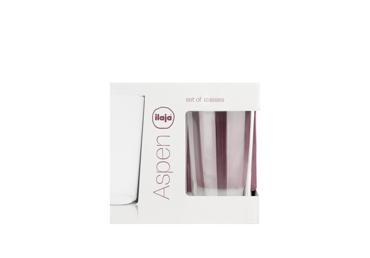 Stikla glāzes ILAJA Aspen 490ml 4gab.