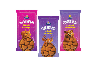 Piparkūkas plānās sirsniņas LM 350g