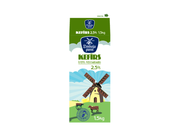 Kefīrs LIMBAŽU PIENS 2,5% 1,5kg - 2