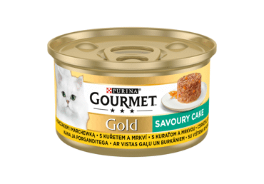 Kaķu konservi GOURMET GOLD vistas 85g