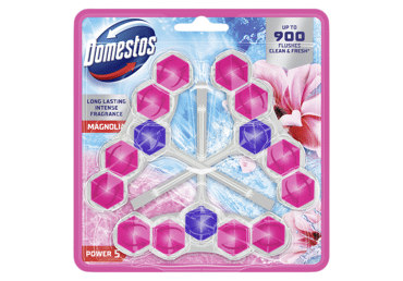 Tualetes atsvaidzinātājs DOMESTOS Power 5 Magnolia 3x50g