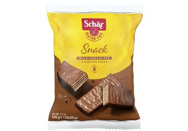 Vafeles ar riekstiem SCHAR Snack bez glutēna 3x35g