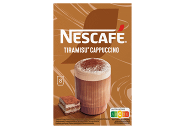 Šķīstošās kafijas dzēriens NESCAFE Tiramisu 8x14,6g - 1