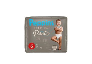 Autiņbiksītes PEPPINS Premium XL +15kg 32gab.