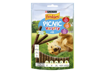 Gardums suņiem FRISKIES PICNIC mix.126g