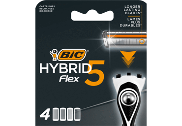 Skūšanās kasetes BIC Hybrid Flex5 vīriešu  4gab.