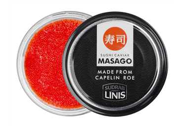 Suši ikri Masago sarkani SUDRABLĪNIS 80g - 2