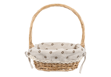 Pīts grozs ar oderi ILAJA 30x22x30cm