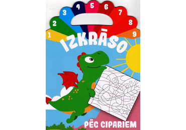 Gr.Izkrāso pēc cipariem! Pūķītis
