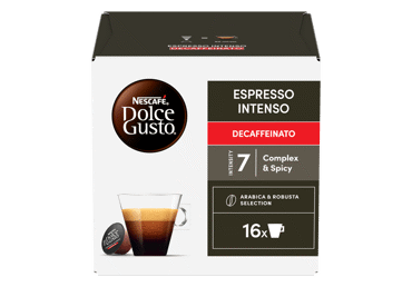 Kafijas kapsulas DOLCE GUSTO Espresso Intenso Decaf 99,2g - 1