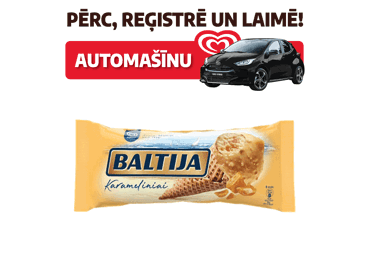 Saldējums karameļu BALTIJA 83g - 1