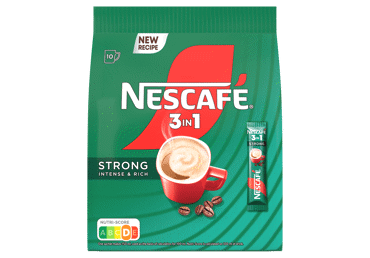 Šķīstošās kafijas dzēriens NESCAFE 3in1 Strong 10x14g - 1