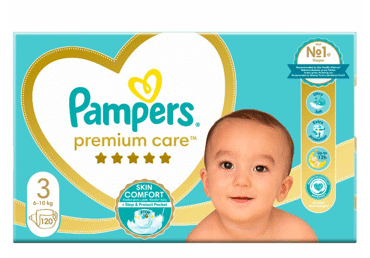 Autiņbiksītes PAMPERS PC S3 6 -10kg 120gab.