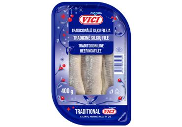 Siļķu fileja VIČI Tradicionālā eļļā 400g - 1