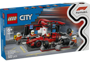 Konstruktors LEGO Pitstops ar Ferrari 60443