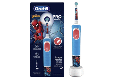 Elektriskā zobu birste ORAL-B Vitality Pro Kids (3+ gadi), Spiderman, 1 gab. 
 - 2
