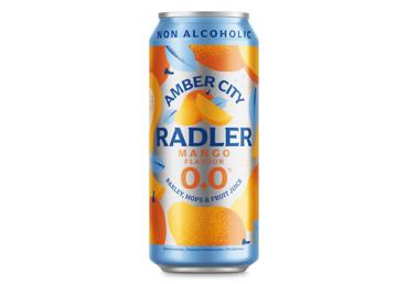 Alus dzēriens AMBER CITY Radler Mango b/a 0,5L sk.D