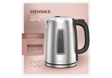 Elektriskā tējkanna HENSKE 1,7L KES4156-GS - 1