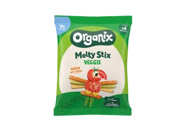 Uzkoda ORGANIX dārzeņu nūjiņas 7+ 15g