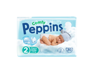 Autiņb.PEPPINS Comfy S2 4-8kg 30gab.