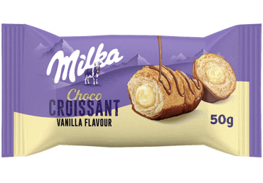 Kruasāns Choco Vanilla MILKA 50g
