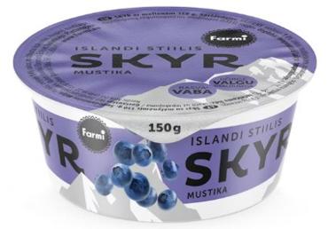 Jogurts FARMI Skyr melleņu 150g