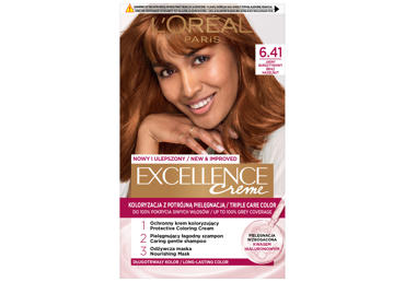 Matu krāsa L'OREAL EXCELLENCE 6.41 - 1