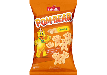 Čipsi ESTRELLA Pom Bear ar siera garšu 65g