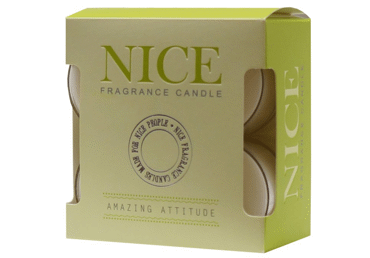 Aromātiskās tējas sveces NICE Amazing Attitude 8gab.