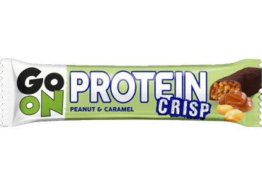 Proteīna batoniņš GO ON ar zemesriekstiem un karameli  50g